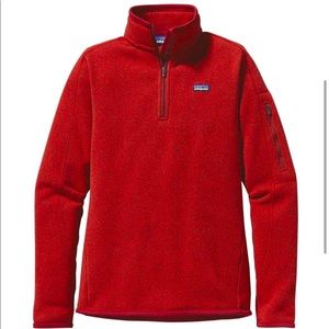 Patagonia Better Sweater Quarter-Zip Pullover Red